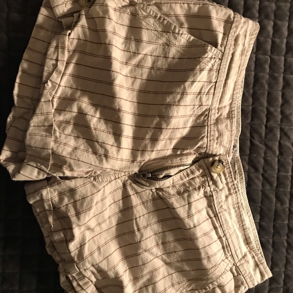 Pinstriped Shorts